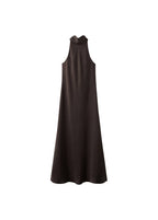 Robe Satinée Effet Froissé