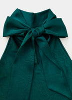 Robe Satinée Effet Froissé