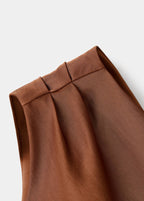 Robe Satinée Asymétrique