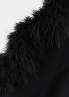 Haut En Maille Fine À Plumes