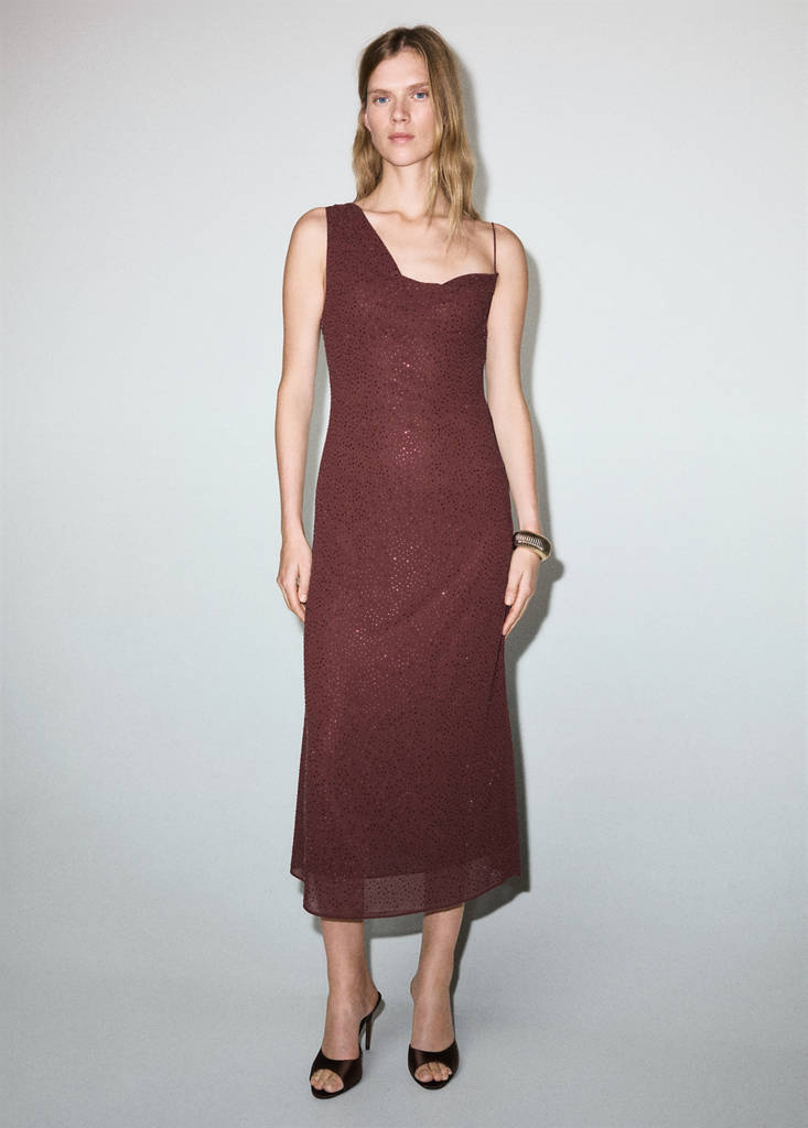 Robe Asymétrique Strass