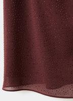 Robe Asymétrique Strass