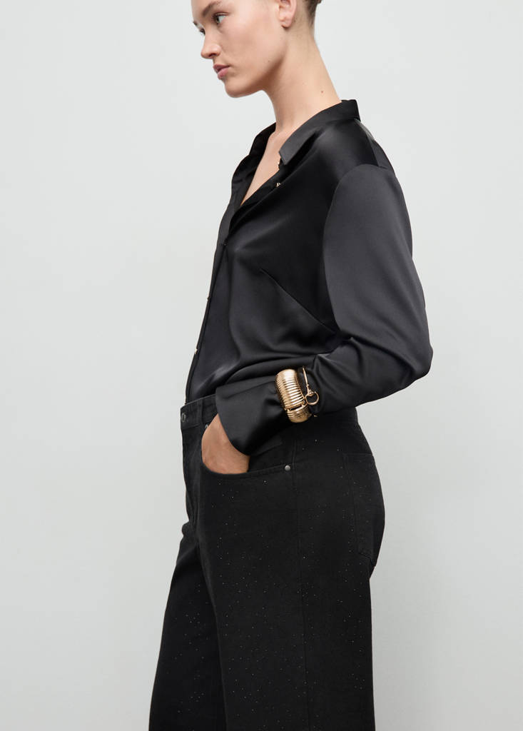 Jean Large À Strass