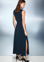 Robe En Maille Fine Avec Détails Métalliques
