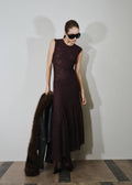 Robe Dentelle Asymétrique
