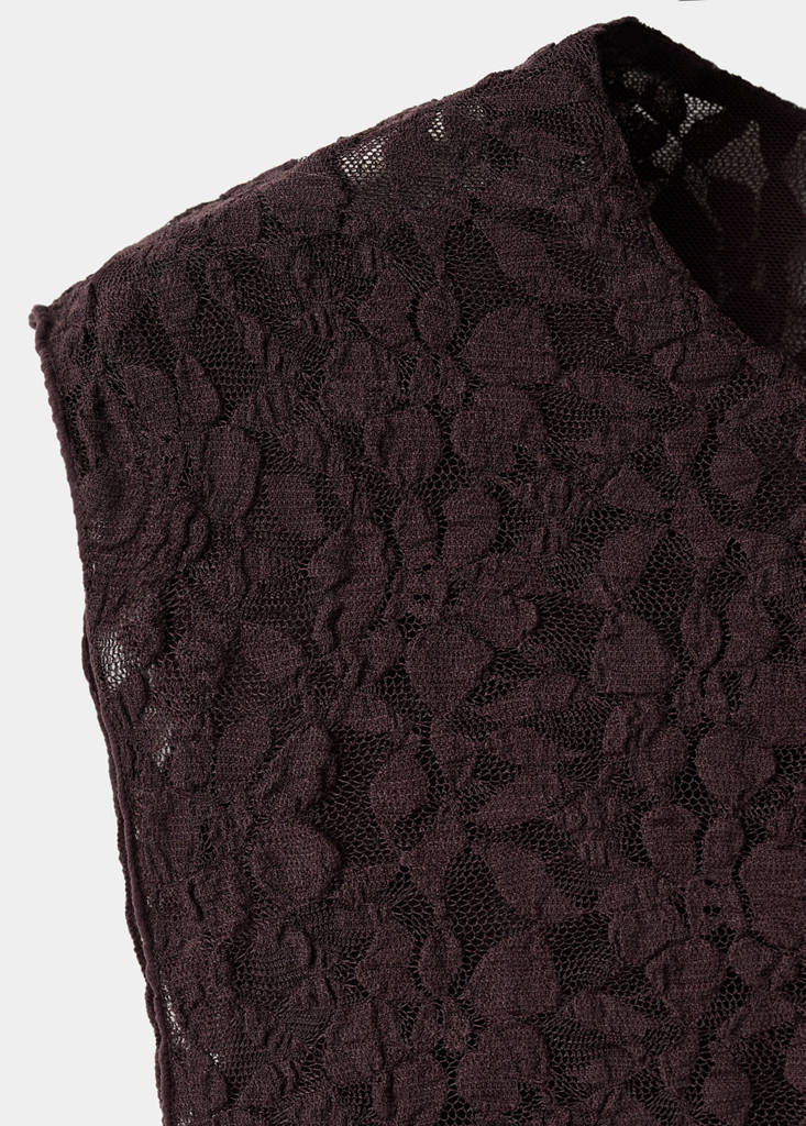 Robe Dentelle Asymétrique