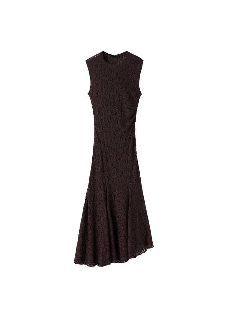 Robe Dentelle Asymétrique