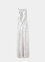 Robe Métallisée Dos Nu