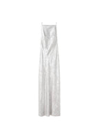 Robe Métallisée Dos Nu