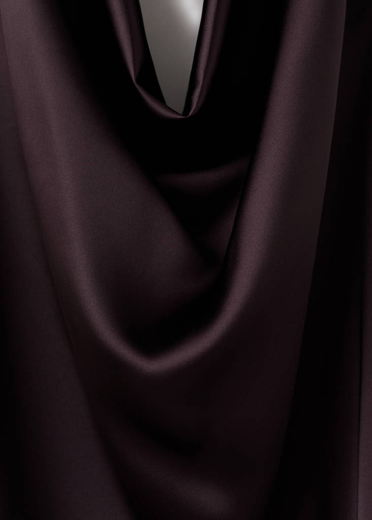 Top Satin Col Bénitier