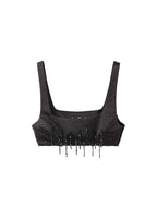 Top Crop Avec Perles