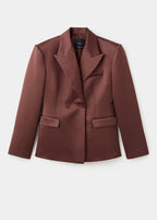 Blazer De Costume Satiné
