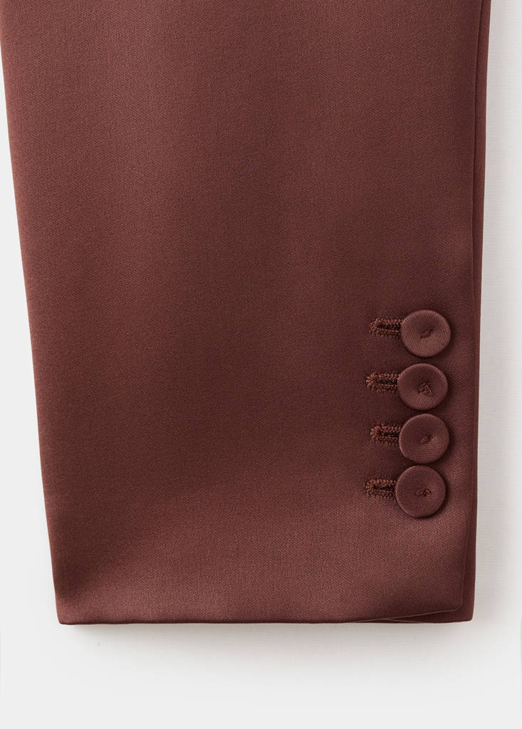 Blazer De Costume Satiné