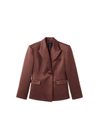 Blazer De Costume Satiné