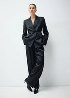 Blazer De Costume Satiné