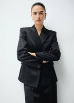 Blazer De Costume Satiné