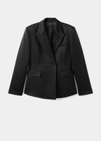 Blazer De Costume Satiné
