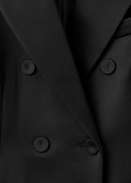 Blazer De Costume Satiné