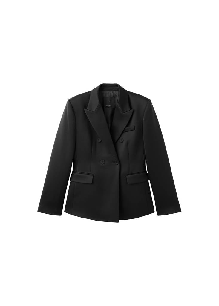Blazer De Costume Satiné