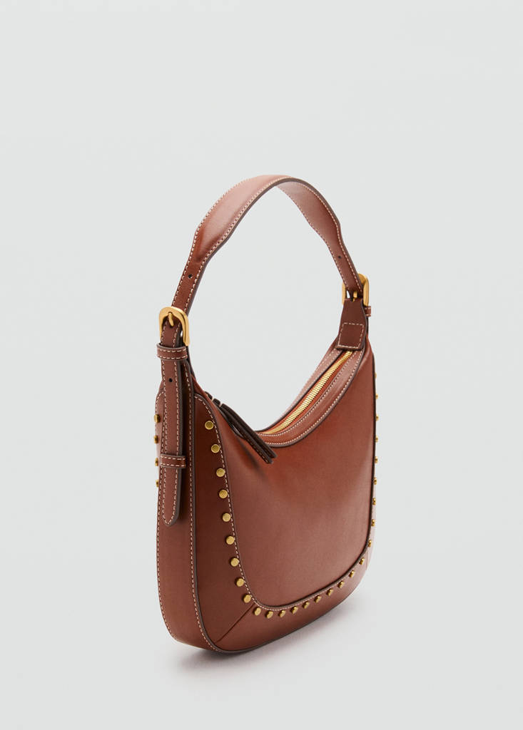 Bolso Pequeño De Hombro Con Tachuelas
