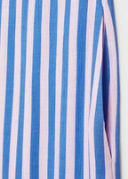 Pantalon Droit Imprimé Rayures