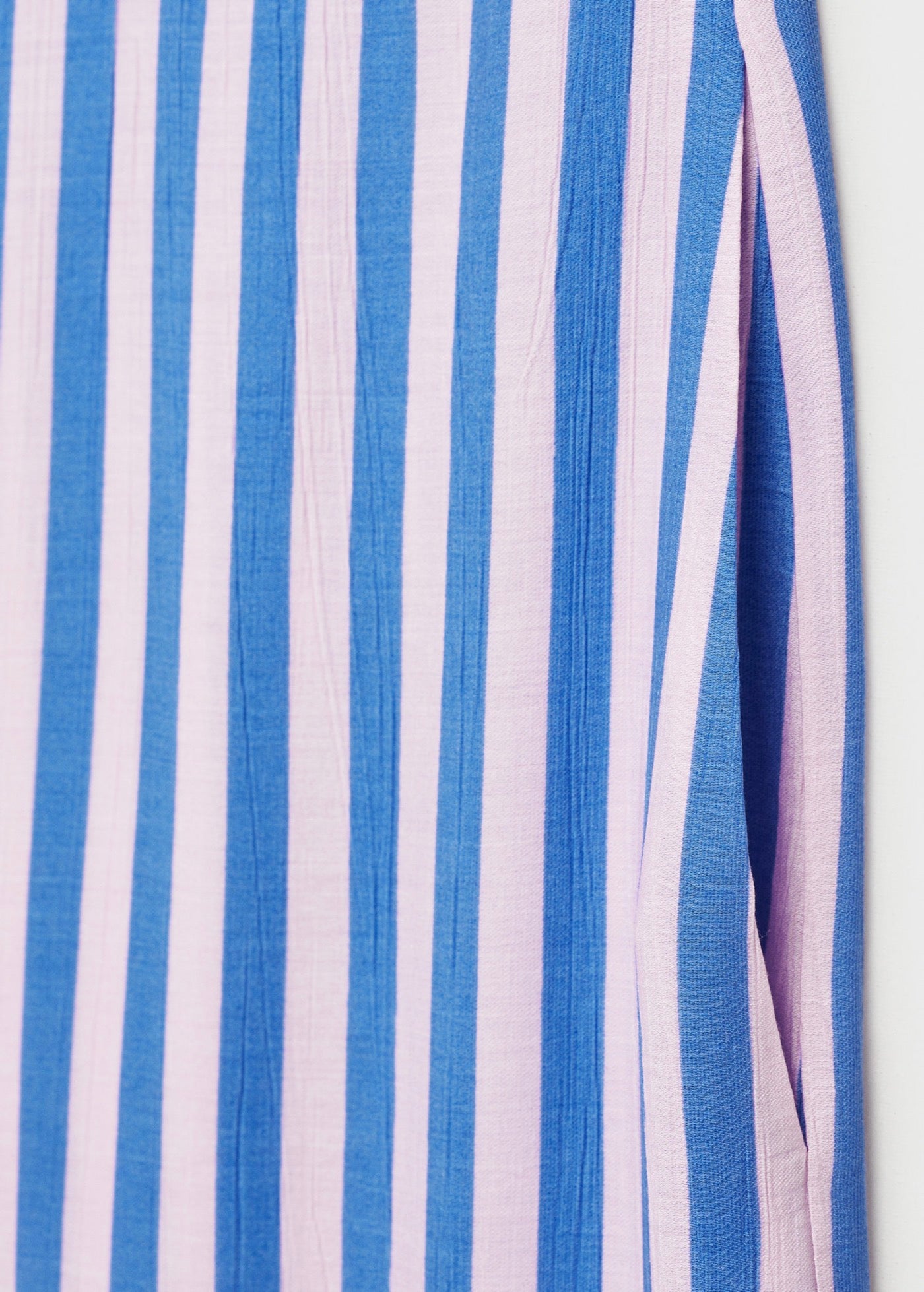 Pantalon Droit Imprimé Rayures