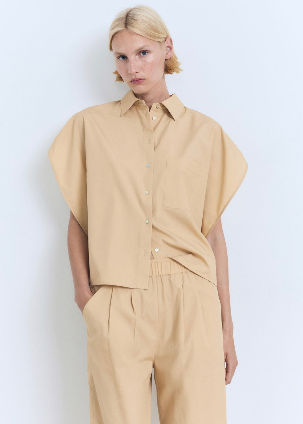 Chemise Oversize Manches Courtes