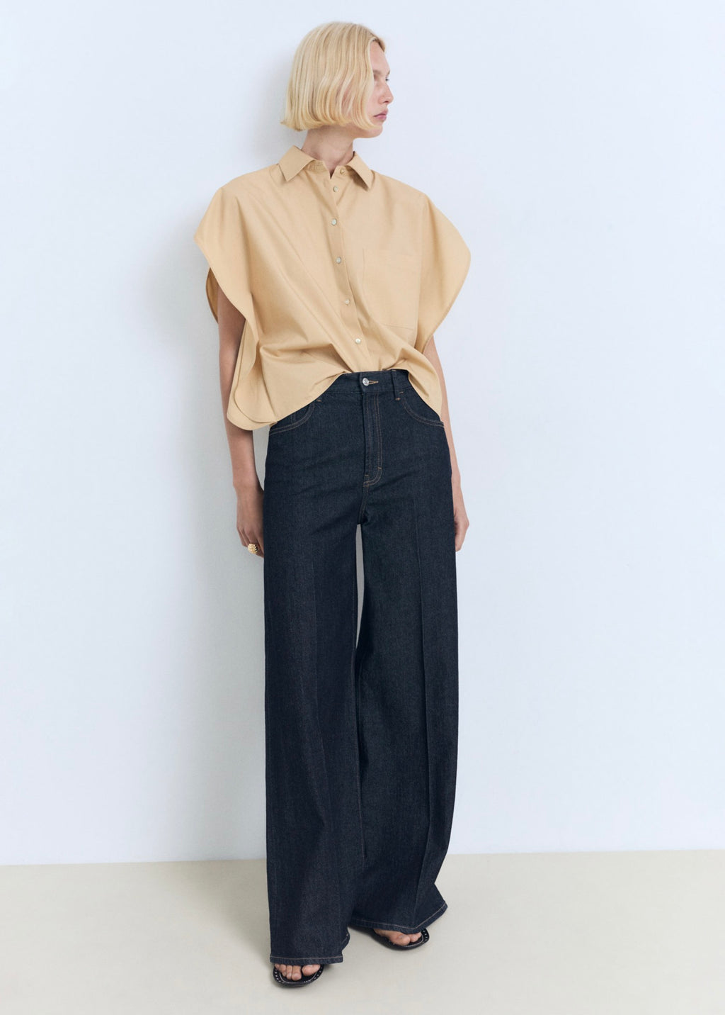 Chemise Oversize Manches Courtes