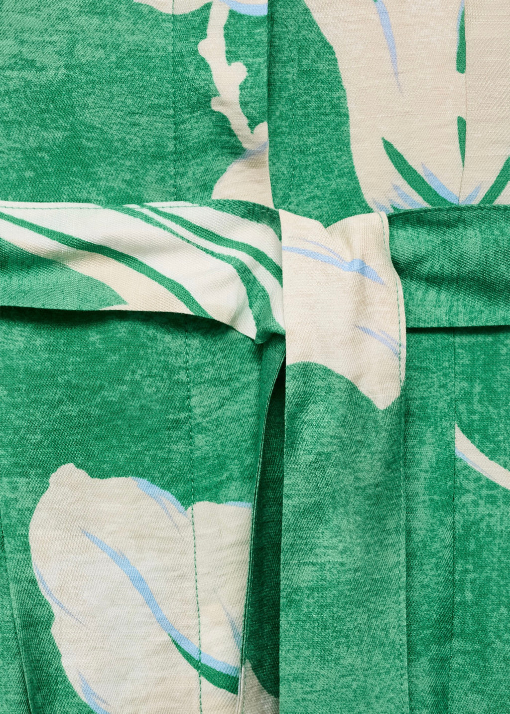 Robe Imprimée Avec Ceinture