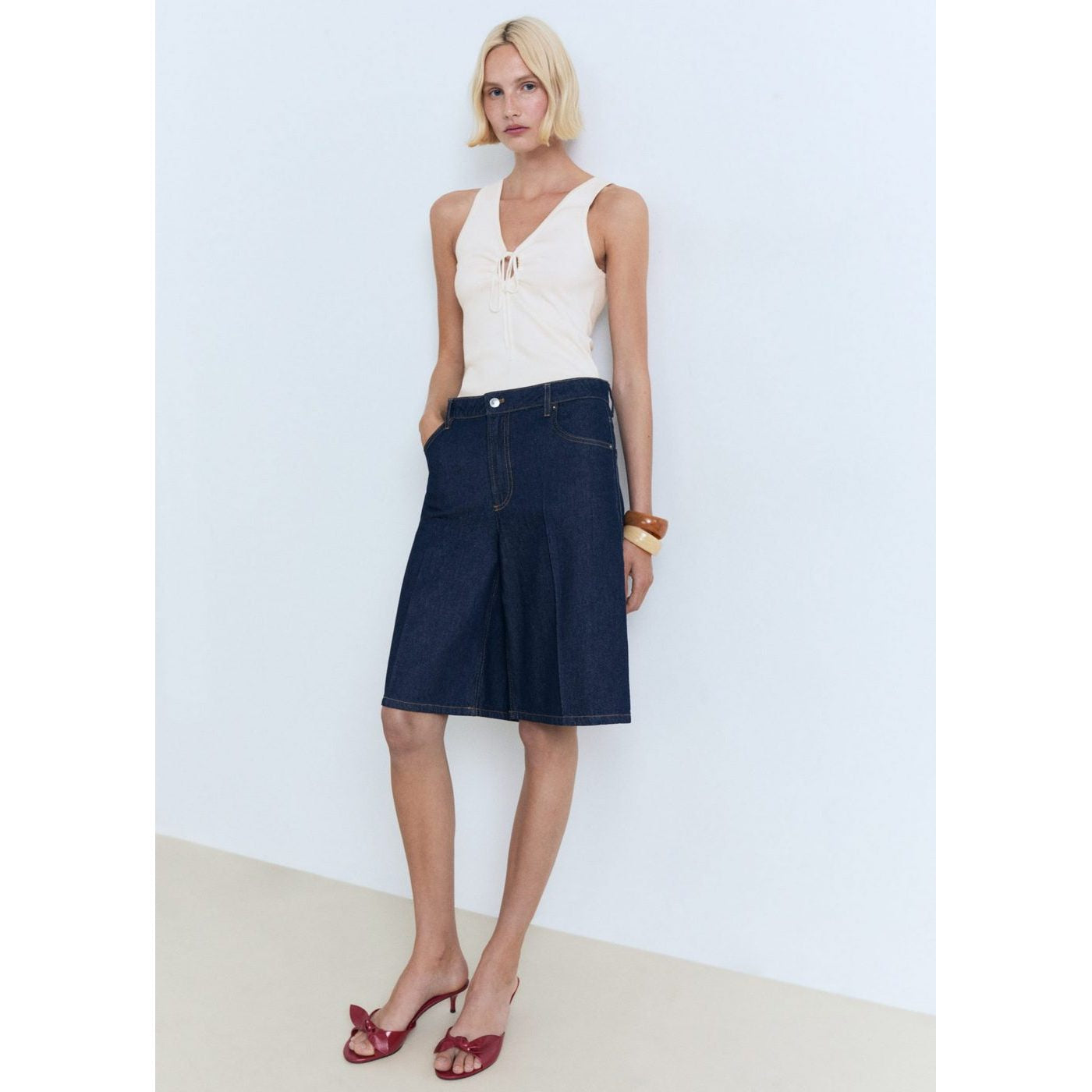Top Forat - Ecru