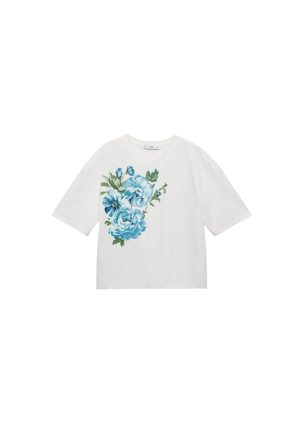 T-Shirt Coton Imprimé Fleur
