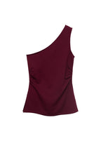 Top Asymétrique Drapé