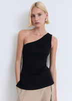 Top Asymétrique Drapé