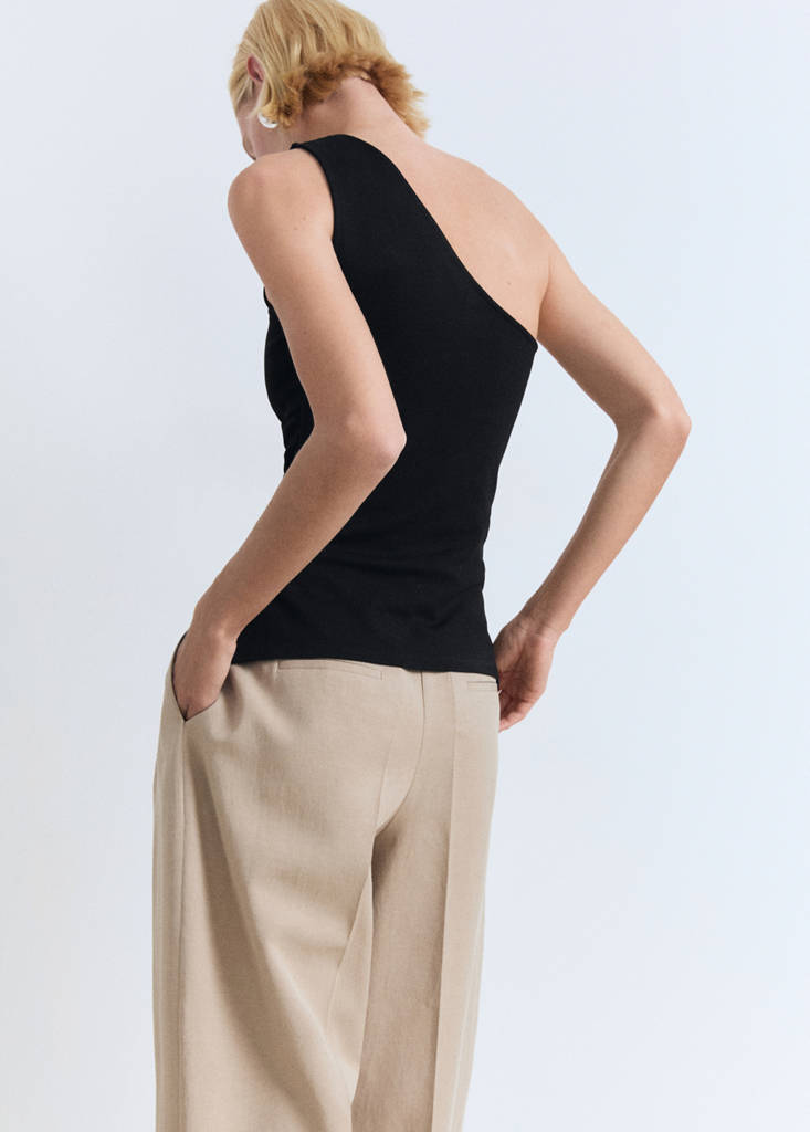 Top Asymétrique Drapé