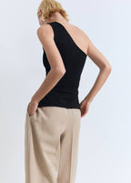 Top Asymétrique Drapé