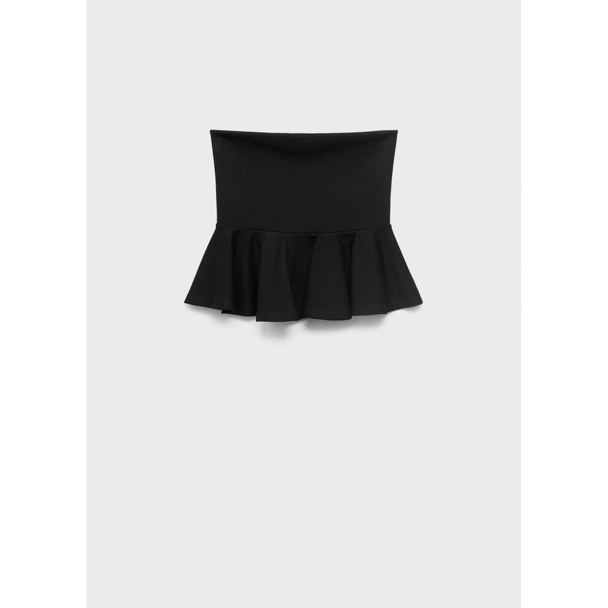 Top peplum - Negro