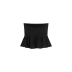 Top peplum - Negro