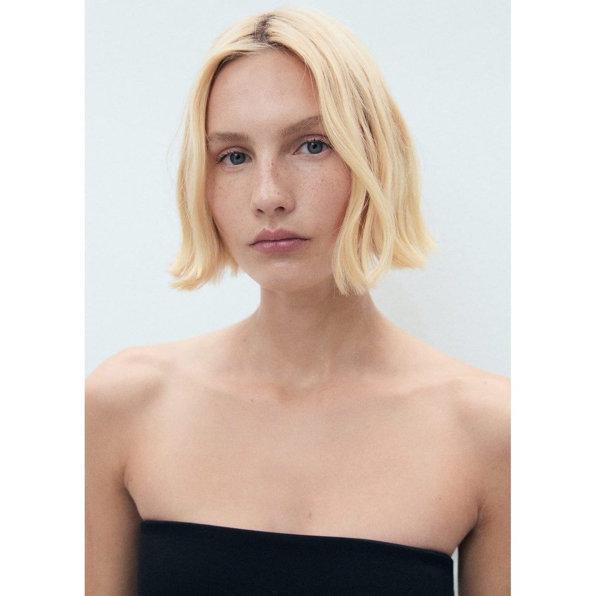 Top peplum - Negro