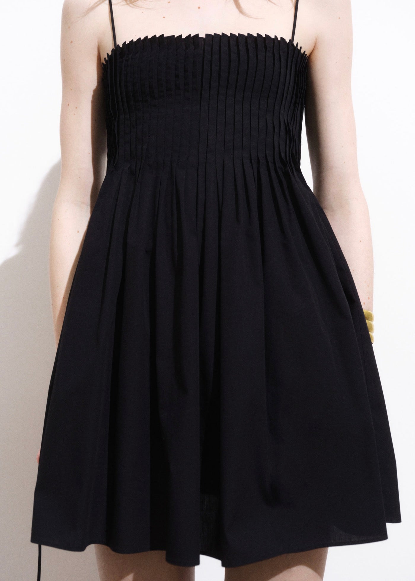 Robe En Coton À Plis
