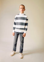 Jean Regular Gris Denim - Garçon