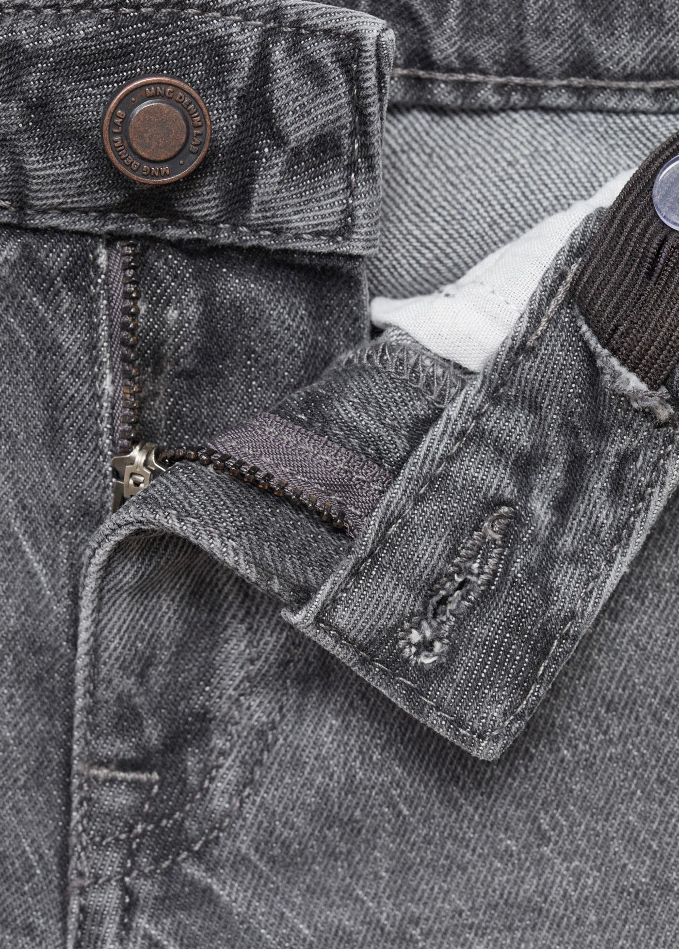 Jean Regular Gris Denim - Garçon