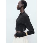 Blouse Mandarin - Black
