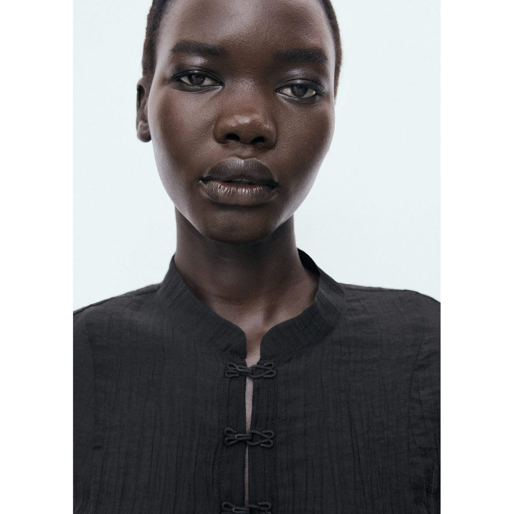 Blouse Mandarin - Black