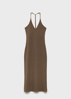 Robe Midi Décolletée Dans Le Dos
