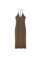 Robe Midi Décolletée Dans Le Dos