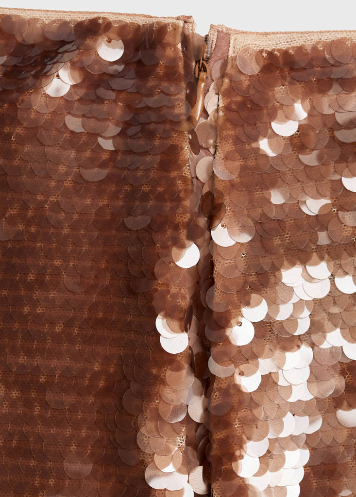 Jupe Midi À Paillettes
