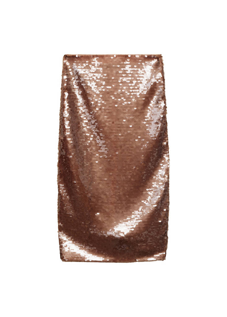 Jupe Midi À Paillettes