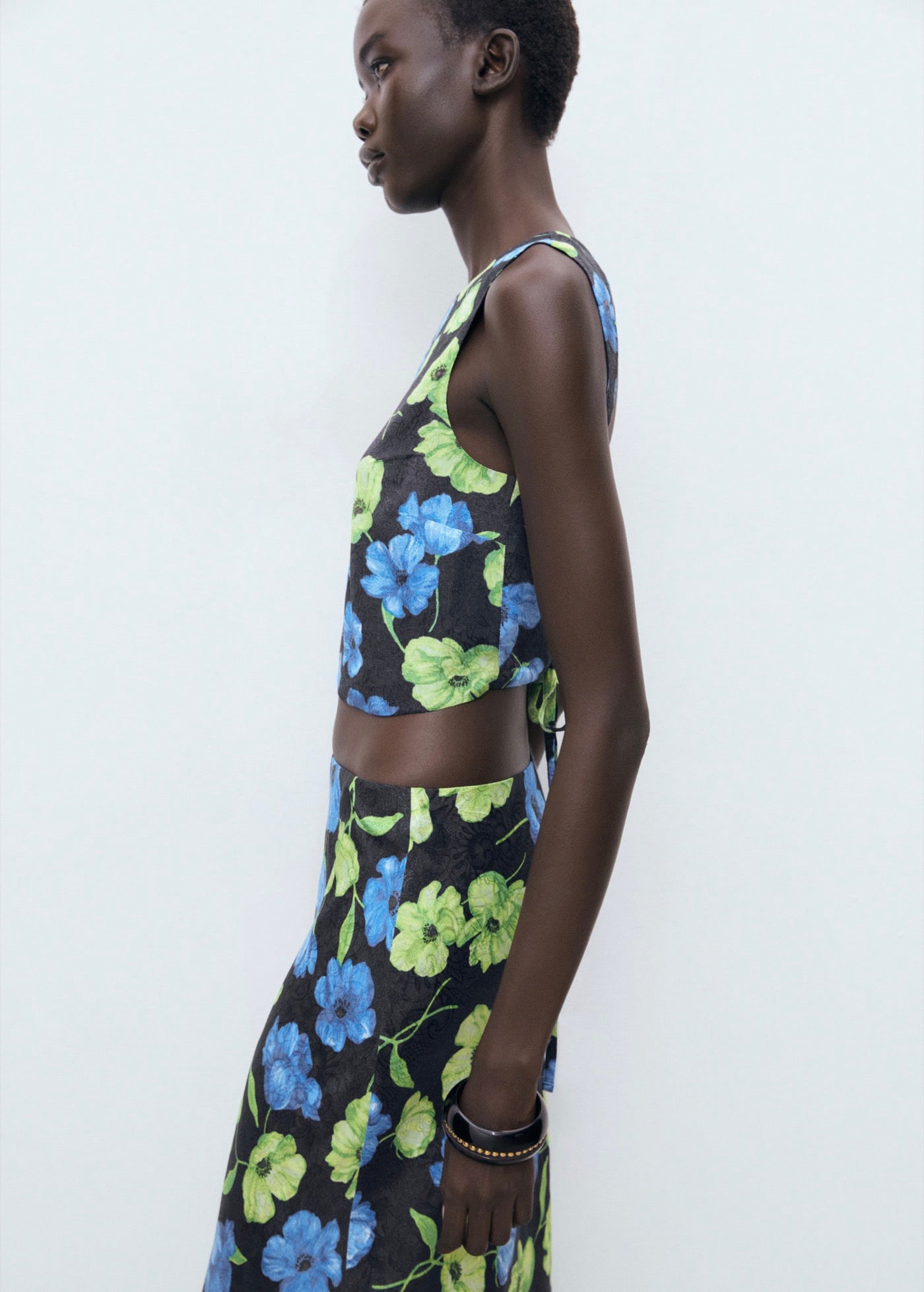 Jupe Longue En Imprimé Floral