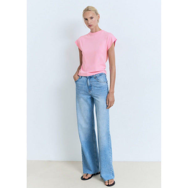 Pull-Over Maille Fine Manches Courtes