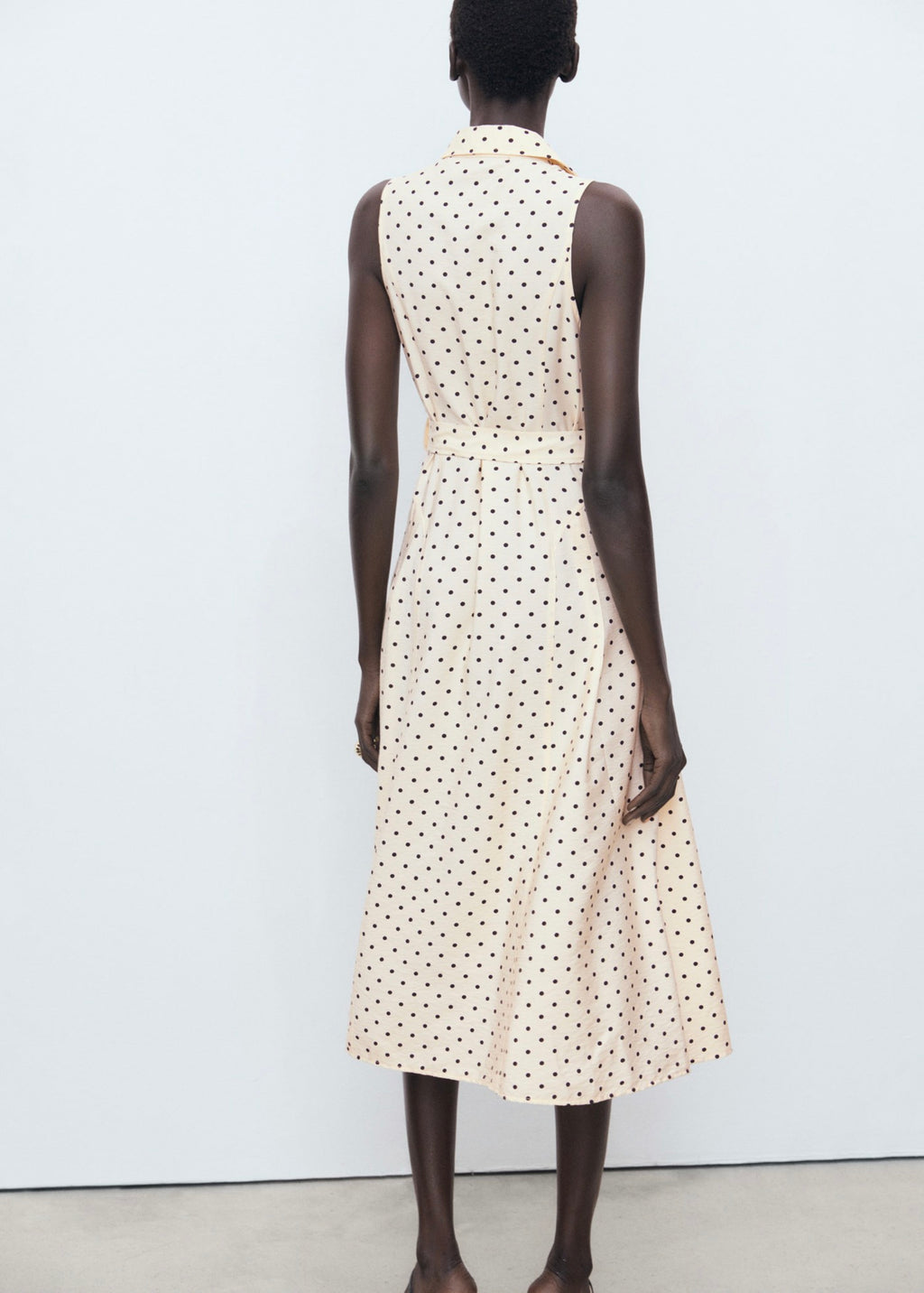 Robe Chemisier À Pois